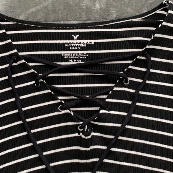 Black and White Striped Top - Picture 3 of 3